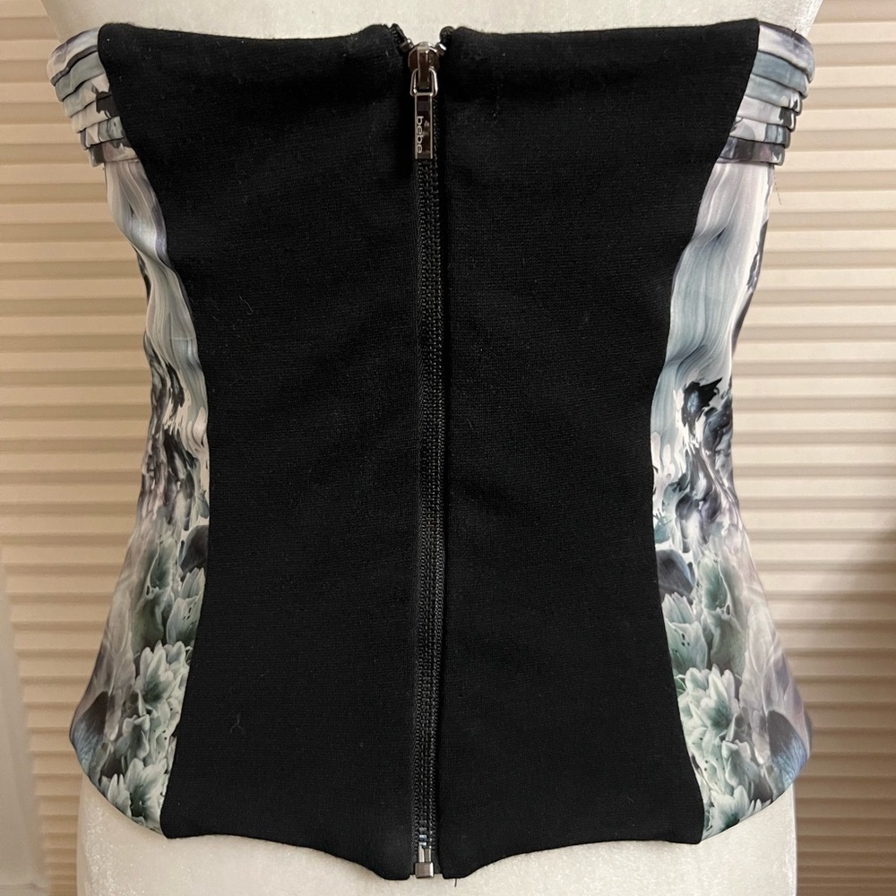 Bebe strapless floral bustier corset - Picture 2 of 10